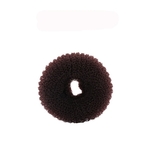 3 STKS elegante vrouwen dames donut haar ring (zwart M)