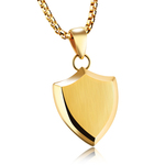 Mendes heren ketting met hanger Black Shield