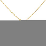 Glow 202.0927.45 Ketting geelgoud-zirconia wit 45 cm