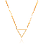 Hippe dames ketting Circle Goudkleurig