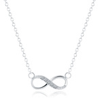 Hippe dames ketting Moon Star Zilverkleurig