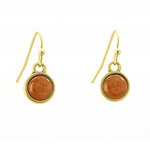 Qoss Hang Oorbellen Marie Kort Canyon | Goud