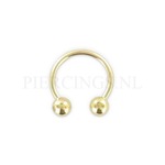 Labret 1.6 mm goud 14 karaat 4 mm