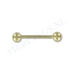 Banana 1.2 mm goud 14 karaat