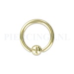 Labret 1.2 mm goud 14 karaat