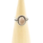 Zilveren Ring Mt. 9/60 met Lapis Lazulli Steen, Handgemaakt