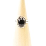 Zilveren Dakini Ring met Maansteen, Mt. 7/55