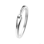 TFT Ring Diamant 0.09ct H SI Witgoud Palladium