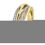 TFT Ring Diamant 0.10ct H SI Bicolor Goud