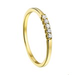 TFT Ring Diamant 0.10ct H SI Geelgoud