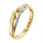 TFT Ring Diamant 0.07ct H SI Bicolor Goud