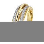 TFT Ring Diamant 0.20ct H SI Bicolor Goud