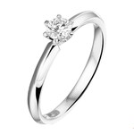TFT Ring Diamant 0.10ct H SI Witgoud