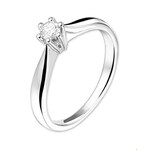 TFT Ring Diamant 0.25ct H SI Witgoud