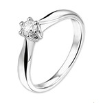 TFT Ring Diamant 0.25ct H SI Witgoud