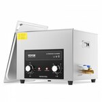 VEVOR Ultrasone reiniger met verwarmingstimer en mand Digitale geluidsmachine 2L