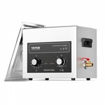 VEVOR 15L ultrasone reiniger met verwarmingstimer en mand digitale sonische machine
