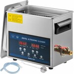 VEVOR Ultrasoon Reiniger Dual Frequentie 6L Ultrasone Reiniger met Heater voor Onderdelen Sieraden Lenzenvloeistof Ring Prothese Record