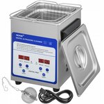 VEVOR Digitale Ultrasone Reiniger 15L Roestvrij Staal Ultrasone Reinigingsmachine 360W Ultrasoon Reiniger met 40 kHz Frequentie en Instelbare Tijd of Temp Ideaal voor het Reinigen van Sieraden, enz