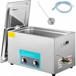 VEVOR ultrasone sieradenreiniger verwarming timer glazen ringen reinigingsapparaat