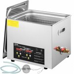 VEVOR 3L digitale ultrasone reiniger verwarming timer sieraden glazen reinigen