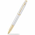 Sheaffer SF-E0934243 Vulpen 300 F Bright Chrome Gold Tone