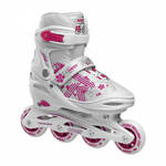 Roces Inline Skates Compy 8.0 Meisjes Wit/roze Maat 38-41