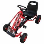 Skelter met pedalen Formule 1 Junior rood