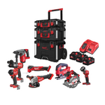 Milwaukee M18 FPP8E-553P Accu Powerpack 8-delig 18V 5.5Ah in PACKOUT Set - 4933499240