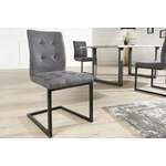 Moderne sledestoel COMFORT grijs met comforthandgreep - 41171