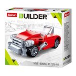 Sluban Car Red bouwstenen set