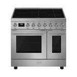 Smeg CG90IANT9 met GRATIS Smeg &apos;50 Style Pannenset