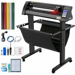 VEVOR Vinylsnijder Vinyl Cutter Vinyl Snijplotter Snijplotter Machine 870mm Led Gidslicht Signcut Software