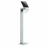 4x stuks solar tuinfakkel/tuinlamp groen op zonne-energie 61 cm - Fakkels