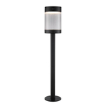 Perel tuinlamp solar 34 x 8 cm RVS zilver/wit