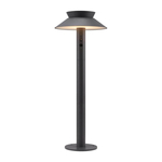 4x stuks solar tuinfakkel/tuinlamp blauw op zonne-energie 61 cm - Fakkels