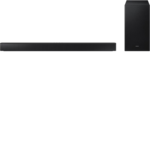 Samsung 75 inch QLED TV + Soundbar met Subwoofer
