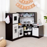 Kinderspeelkeuken 84x31x89 cm MDF rood