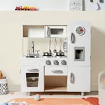 Kinderspeelset voor De Keuken Speelgoed voor Namaakkoken met Realistisch Licht en Geluid Magnetron en Kraan voor Kinderen van 3-7 Jaar