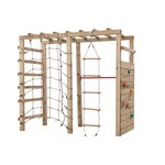 Houten speeltoestel houten schommel klimtoren King Kong 240x120x220cm