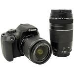 Canon EOS 2000D EF-S 18-55 IS II Kit Digitale spiegelreflexcamera Incl. EF-S 18-55 mm IS II lens 24.1 Mpix Zwart Optische zoeker, Met ingebouwde flitser, WiFi,