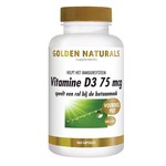 Golden Naturals Vitamine D3 75 mcg - 1 pot 5% korting