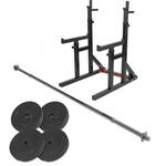 Squat Rack / Bankdruksteunen - 9 hoogtes - Belastbaar tot 300 kg - Gorilla Sports