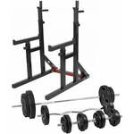 Gorilla Sports Squat Rack / Bankdruksteunen - 9 hoogtes - Belastbaar tot 300 kg