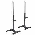 Gorilla Sports Halterbank / Squat Rack - Belastbaar tot 280 kg - Wit