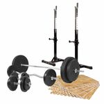 Gorilla Sports Haltersteunen - Squat Rack - Verstelbaar