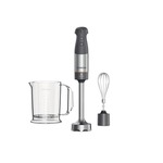 VEVOR Puree Blender Elektrische staafmixer 750 W, krachtige blender Verstelbare snelheden, roestvrijstalen multifunctionele staafmixer 660 mm afneembare roerstaaf, inclusief wandhaak en vervangende meskop