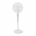 HOMCOM 2-in-1 ventilator met bevochtiger, energiezuinig, 3 snelheden, timerfunctie, 3L tank, ruimtebesparend, 44,5 x 38,5 x 120 cm, zwart | Aosom.nl