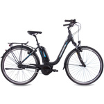 Chrisson E Cassiopea 28 Inch 50 cm Dames 7V V Brakes Matzwart