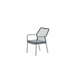 Qopps Tampa stapelbare tuinstoel royal Grey